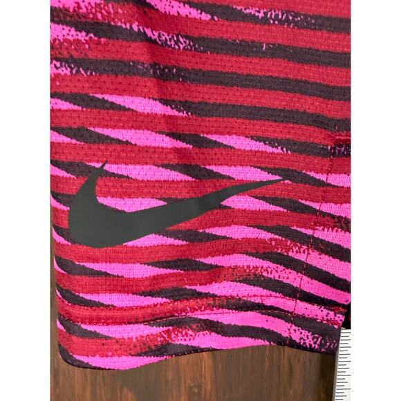 Nike Plus Dry 5.0 Training Shorts Activewear AOP CJ2013 Pink Black Mens Large - Picture 2 of 7